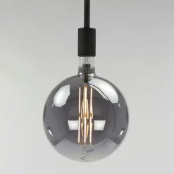 Ampoules| Ampoule globe 20 cm gris fumé LED filament (E27)