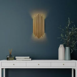 Appliques|SFAX Applique design dorée, structure graphique en tubes