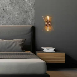 Appliques|SINOP Applique murale design noire, forme sablier