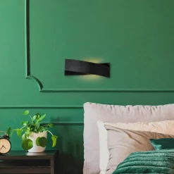 Appliques|SFAX Applique murale design noire, nœud stylisé 35 cm