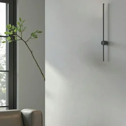 Appliques|SALEM Applique murale dorée – barre verticale minimaliste 60 cm