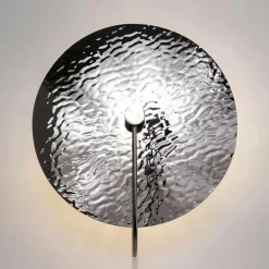 Appliques|CALERA Applique verre moderne – disque doré effet vague 