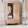 Univers Déco·Classique Chic|Armoires En Bois|BLOIS Armoire 2 portes romantique