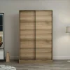 Armoires En Bois|Meubles De Chambre·Dressings|BYRON Armoire penderie portes coulissantes, effet bois
