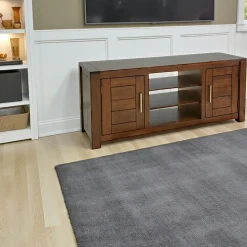 Buffets Contemporains|Buffets Contemporains|Attan Bahut bas moderne hévéa 100x90cm