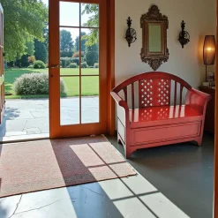 Rangements Déco·Malles|Coffres En Bois|Tradition Banc coffre exotique hévéa 115x90cm