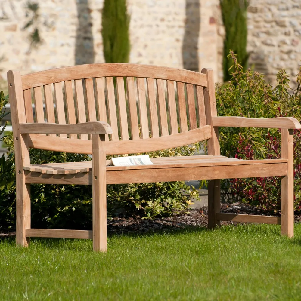 Bancs De Jardin|SUMMER Banc de jardin en Teck brut massif 150cm