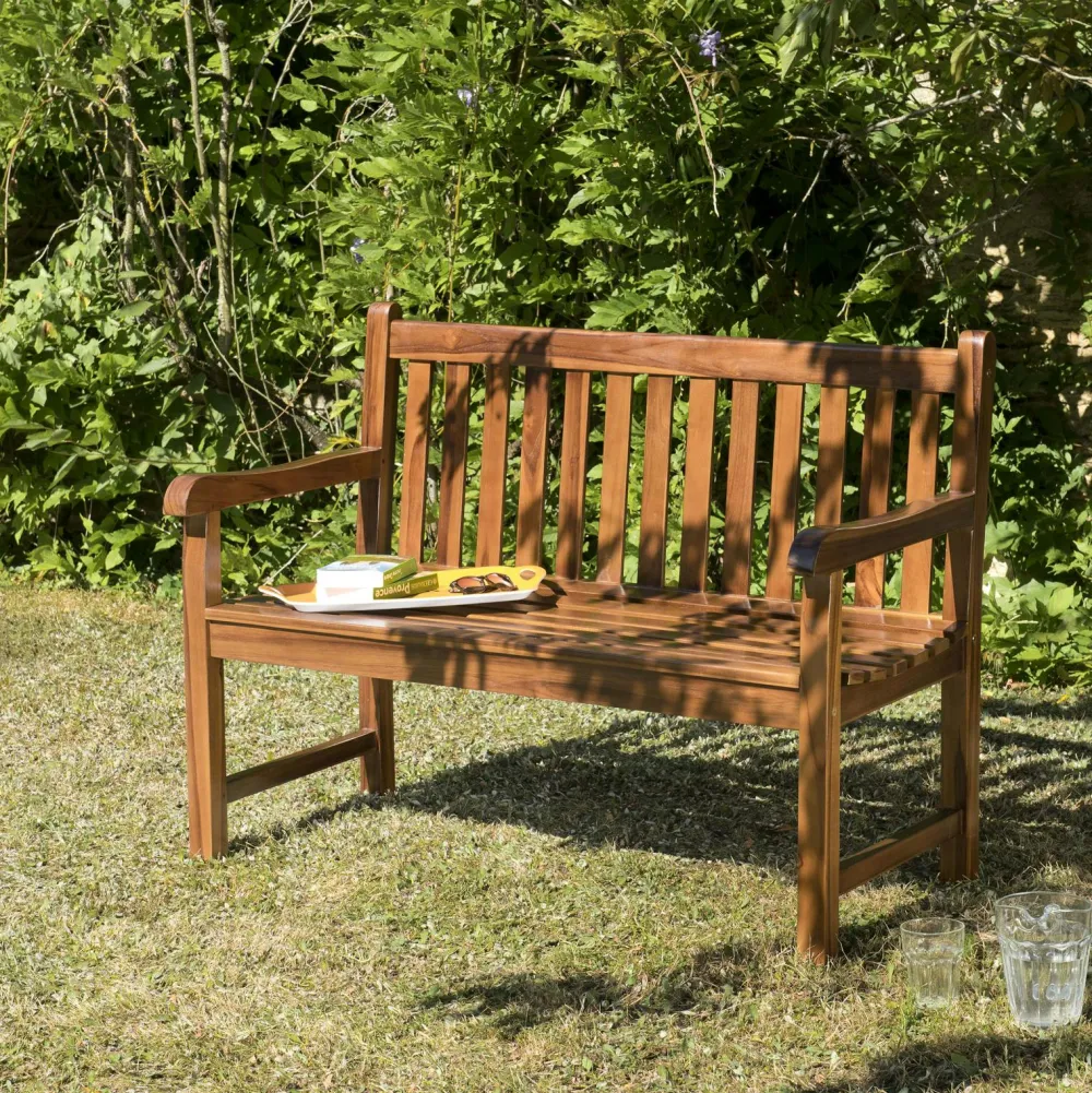 Bancs De Jardin|MACAO Banc de jardin teck huilé 120 cm