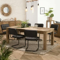 Univers Déco·Maison De Campagne|DENVER Banc en bois recyclé 140 cm style campagne