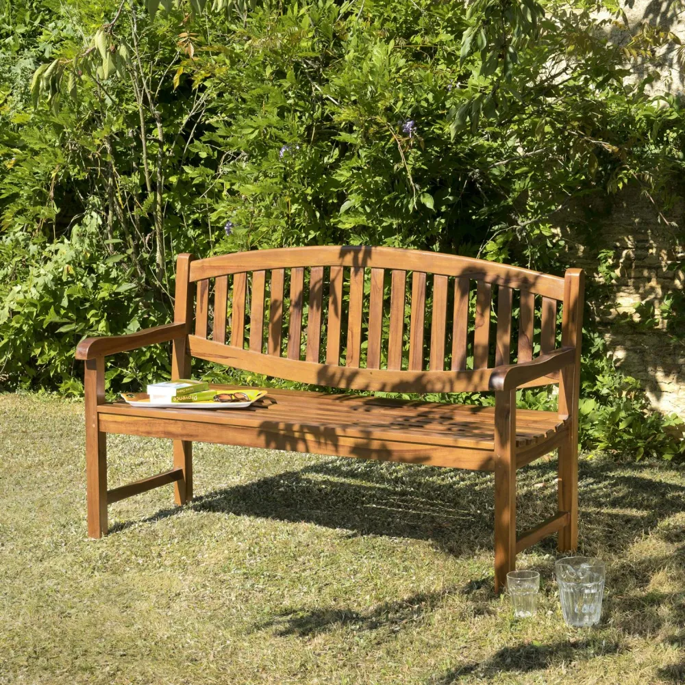 Bancs De Jardin|MACAO Banc ovale en teck 150 cm