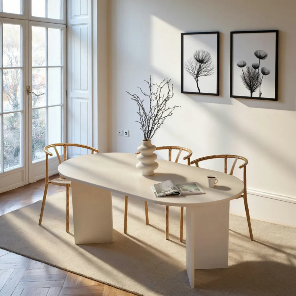 Meubles Tv En Bois|MARFA Banc TV moderne blanc avec rangement - effet laque