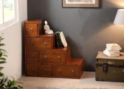 Bibliothèques En Bois|Bibliothèques En Bois|Lola Bibliothèque Acajou verni 98x180cm