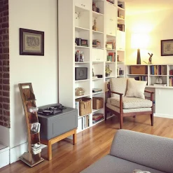 Bibliothèques En Bois|Bibliothèques En Bois|Maori Bibliothèque ouverte destructurée Hévéa 35x166x190,1cm