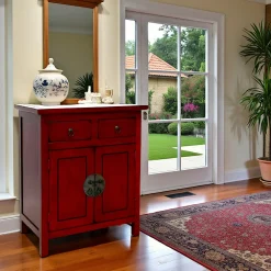 Vaisseliers Contemporains|Vaisseliers Contemporains|Helena Bibliothèque vitrée hévéa massif 90x120cm