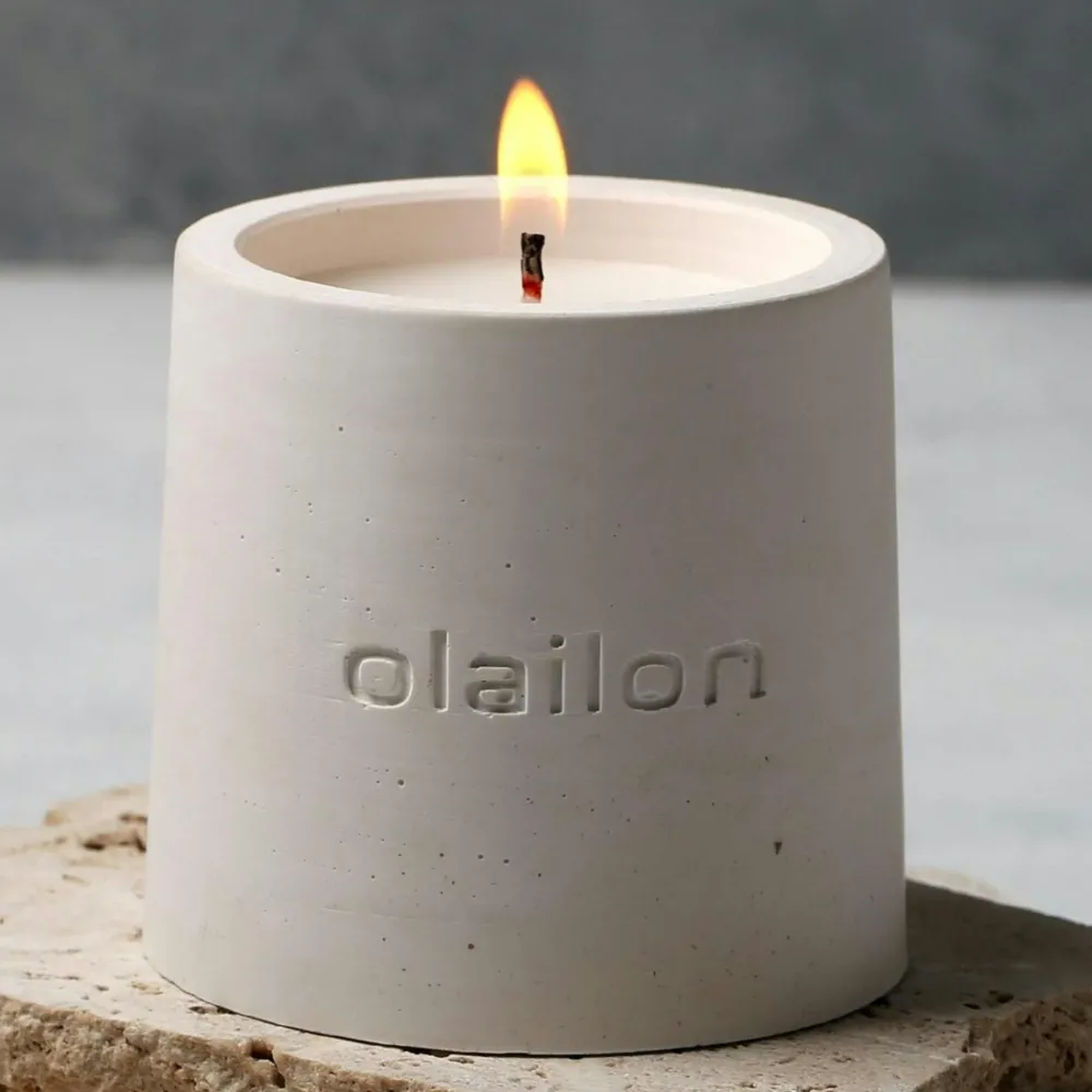 Décorations De Noël·Toute La Déco De Noël|Bougies / Parfums D'Intérieur| Bougie parfumée blanche – vanille et rose