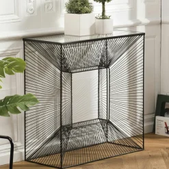 Buffets Industriels|Buffets Industriels|Atelier Buffet 2 portes en métal noir