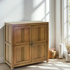 Buffets En Bois|Buffets En Bois|Gala Buffet 4 portes hévéa massif exotique 97x100cm