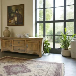 Buffets En Bois|Buffets En Bois|Maori Buffet asiatique 2 portes hévéa 125cm