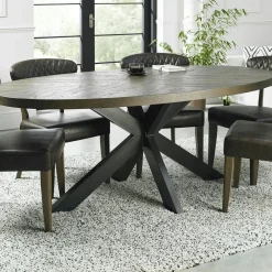 Buffets Contemporains|Buffets Contemporains|ARLINGTON Buffet bas en marqueterie de chêne