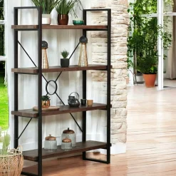 Buffets Industriels|Buffets Industriels|SAMOA Buffet bois brun recyclé