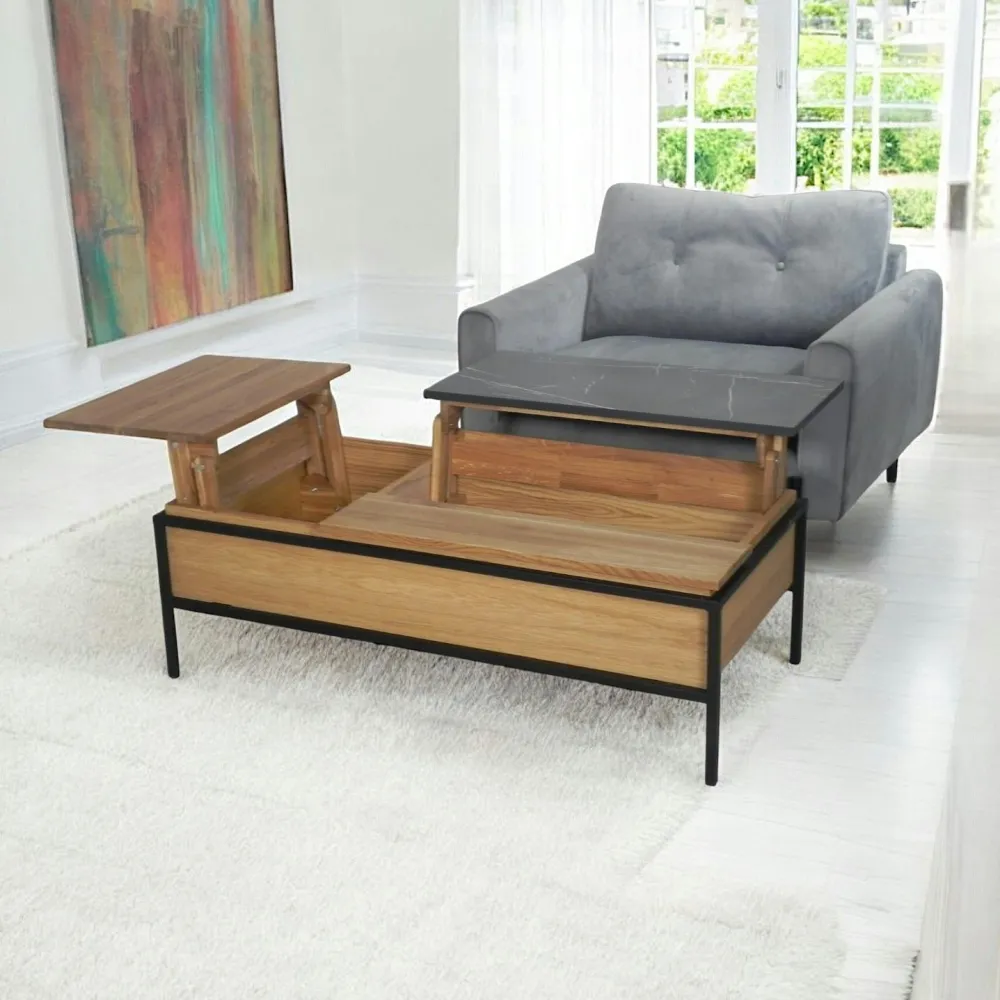 Buffets Industriels|Buffets Industriels|Caravelle Buffet bois recyclé 4 tiroirs bois recyclé 2 portes métalliques 160x45x90cm