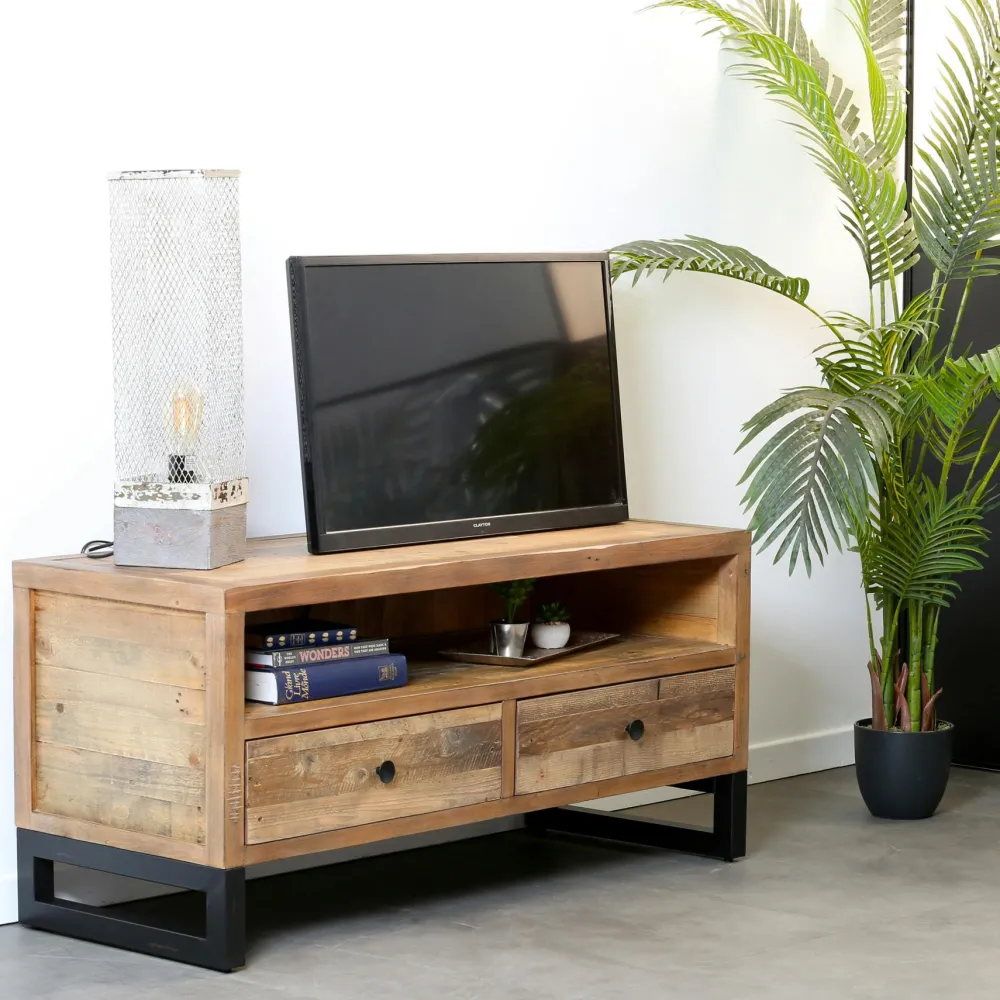 Univers Déco·Loft Industriel|Buffets Industriels|BRISBANE Buffet bois recyclé