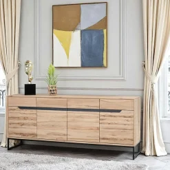 Buffets Contemporains|Buffets Contemporains|PALERME Buffet en bois de chêne blanc