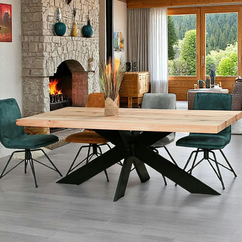 Vaisseliers Contemporains|Vaisseliers Contemporains|PALERME Buffet haut en chêne massif huilé éclairage led