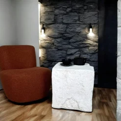 Buffets Contemporains|Buffets Contemporains|JENA Buffet haut moderne effet chêne - 3 niches centrales