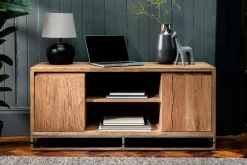 Buffets Contemporains|Buffets Contemporains|RIVERSIDE Buffet moderne 3 portes chêne acier