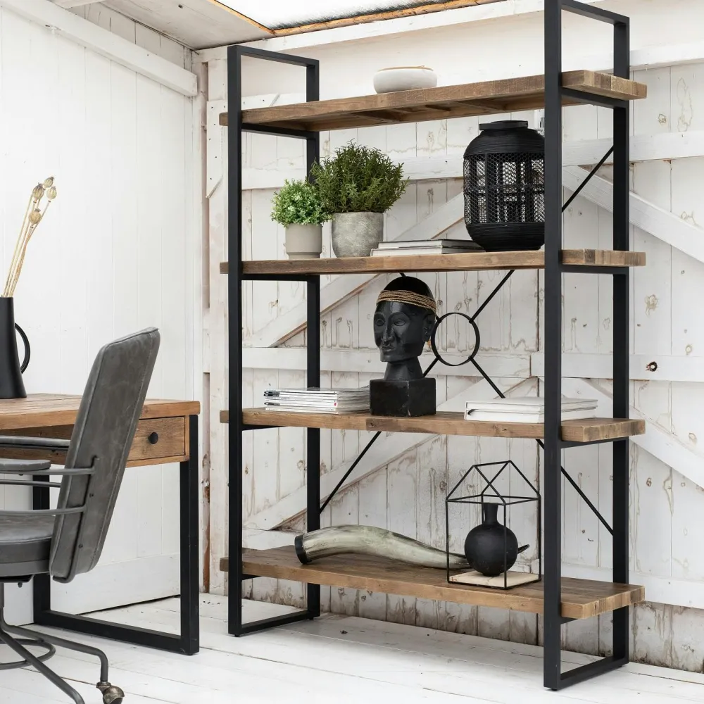 Univers Déco·Loft Industriel|Caissons De Bureau|BRISBANE Caisson de bureau en bois recyclé 2 tiroirs