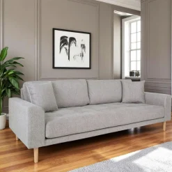 Canapés En Tissu|AMSTERDAM Canapé 2 places 1/2 beige sable 180 cm