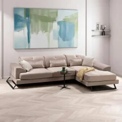 Canapés 3 Places|Canapés En Tissu|MILO Canapé 3 places anthracite avec dossier inclinable