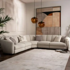 Canapés En Tissu|Canapés 3 Places|HANOI Canapé 3 places blanc beige