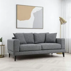 Canapés 3 Places|Canapés D'Angle|VENCE Canapé d'angle anthracite - côté gauche, style contemporain