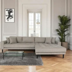 Canapés 3 Places|Canapés D'Angle|AMSTERDAM Canapé d'angle vert nature - côté droit, 290 cm