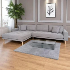 Canapés 3 Places|Canapés D'Angle|AMSTERDAM Canapé d'angle vert nature - côté droit, 290 cm