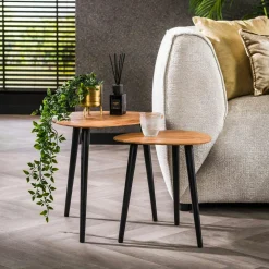 Chaises Velours|Chaises Contemporaines|MALANG Chaise à rayures velours taupe (lot de 2)