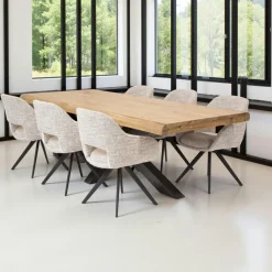 Chaises En Bois|Meubles De Cuisine·Chaises|Maori Chaise chinoise hévéa massif quadrille