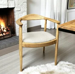 Meubles De Cuisine·Chaises|Chaises Scandinaves|PALERME Chaise design en bouclette sable