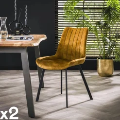 Chaises Bouclettes|Chaises Contemporaines|Melbourne Chaise en bouclette beige (lot de 2)