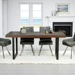 Chaises Capitonnées|Chaises Contemporaines|ROSARIO Chaise en velours gris - dossier enveloppant (Lot de 2)