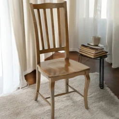 Chaises En Bois|Meubles De Cuisine·Chaises|Tradition Chaise galbée hévéa