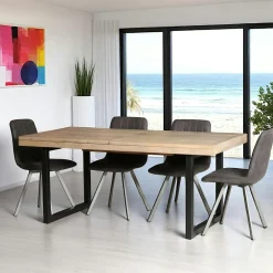 Chaises Contemporaines|Meubles De Cuisine·Chaises|Melbourne Chaise grise (lot de 2)