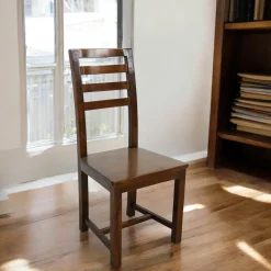 Chaises En Bois|Chaises Contemporaines|Helena Chaise Hévéa 45x49x100cm