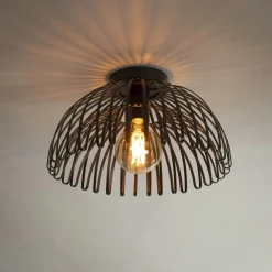 Chaises Contemporaines|Meubles De Cuisine·Chaises|TIM Chaise moderne tissu sable pieds métal noir (lot de 2)