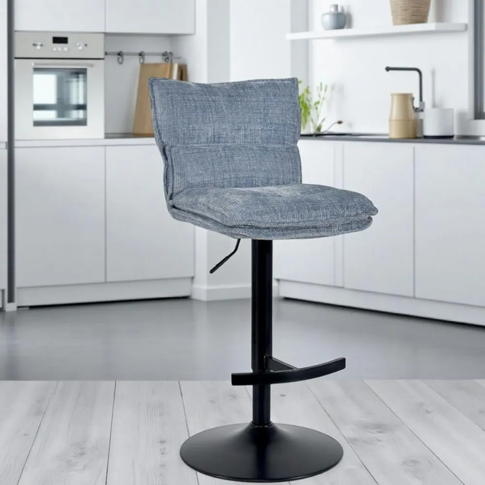 Chaises Capitonnées|Chaises Contemporaines|IENA Chaise rotative tissu kaki (lot de 2)