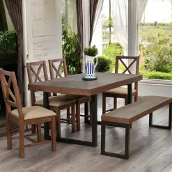 Chaises Capitonnées|Chaises Contemporaines|TIM Chaise velours acajou dossier galbé (lot de 2)