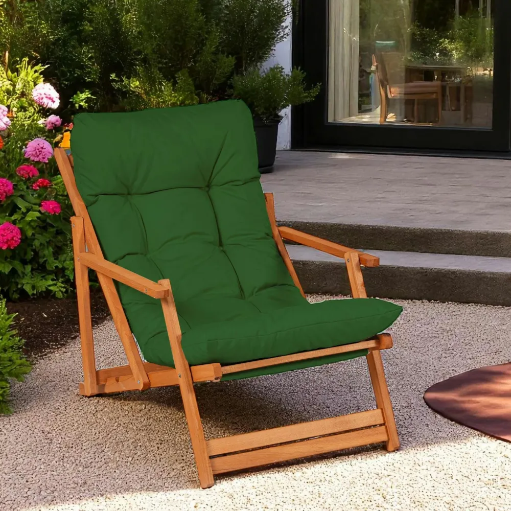 Transats / Bains De Soleil|SORA Chilienne beige pliante - grand confort