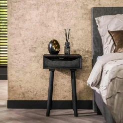 Meubles De Chambre·Coiffeuses|Tradition Coiffeuse avec miroir 3 tiroirs hévéa 80x50x133cm